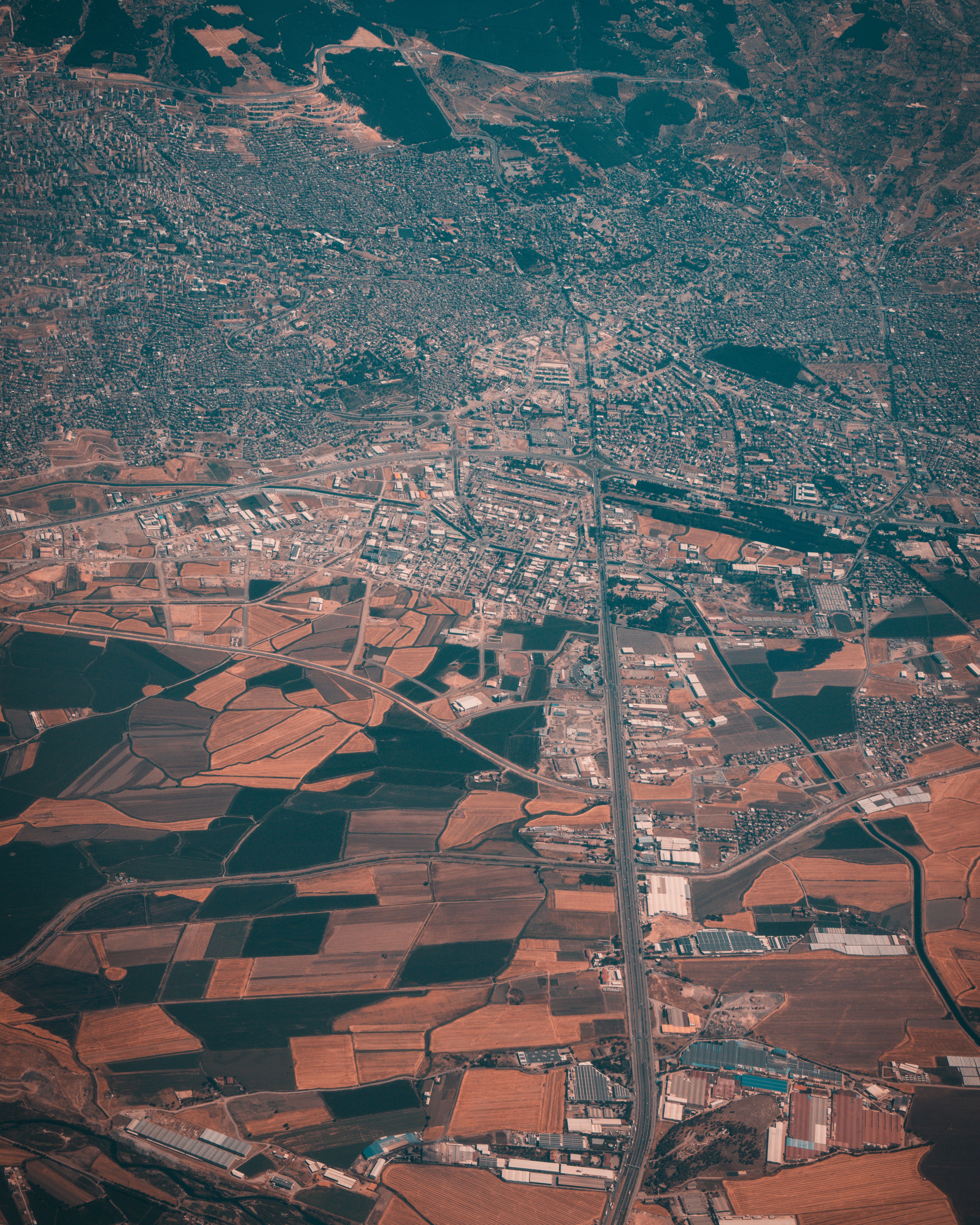 City aerial view